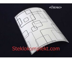 "Оазис" прозрачн.моллированный прямоуг."