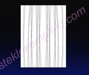 "Нити" прозрачн.моллированный прямоуг."