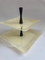 Фруктовница сувенирная "Бриз" квадратная двухцветная (145/185; 145/185/230)